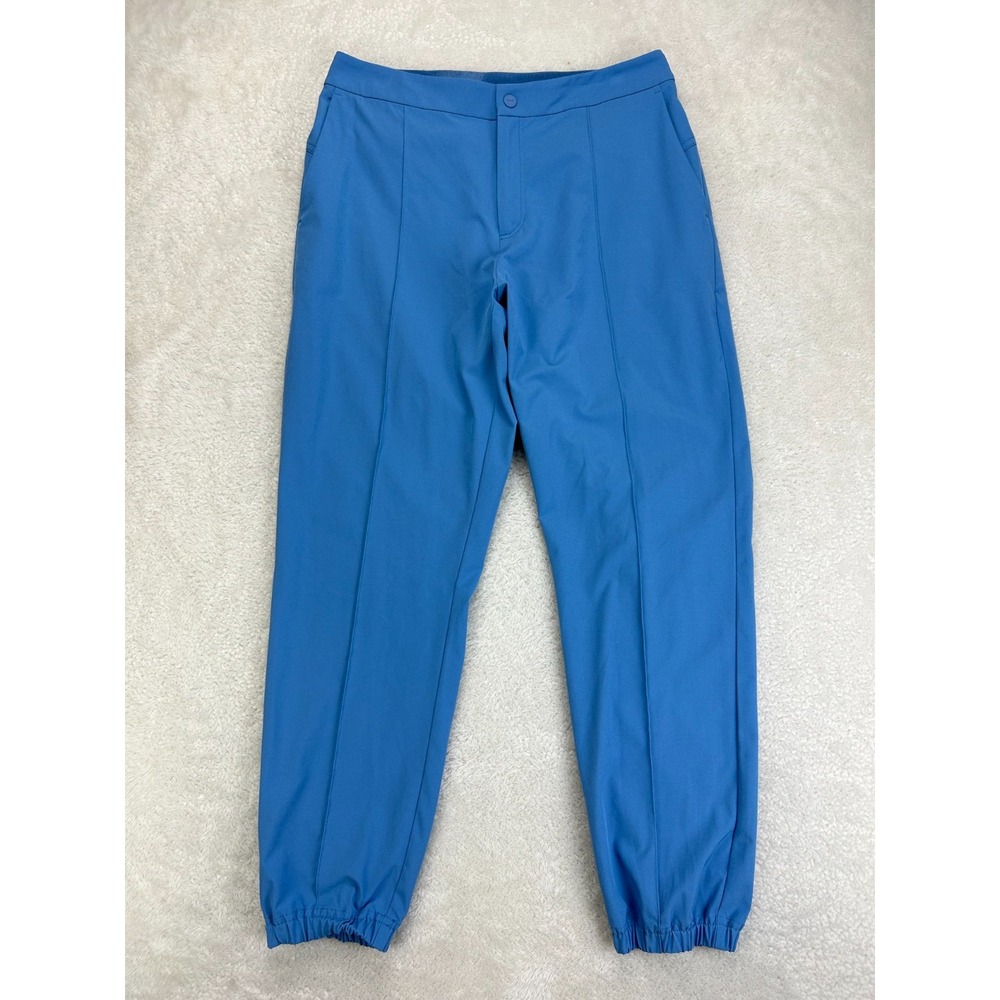 RLX Ralph Lauren Performance Jogger Pants Womens M Light Blue Comfort Stretch